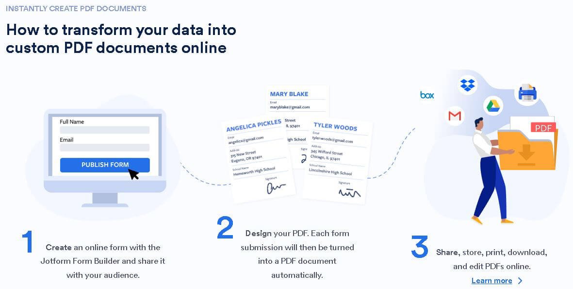 Jotform PDF Editor Page