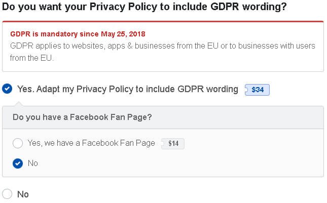 TermsFeed GDPR