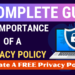 The Importance of a Privacy Policy