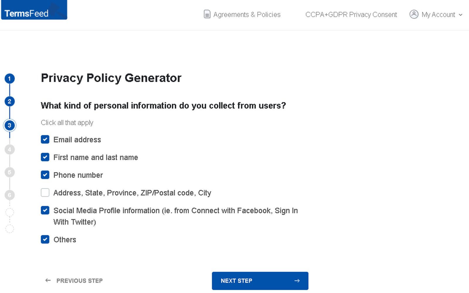 Privacy Policy Information
